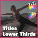 Titles & Lower Thirds | FCPX