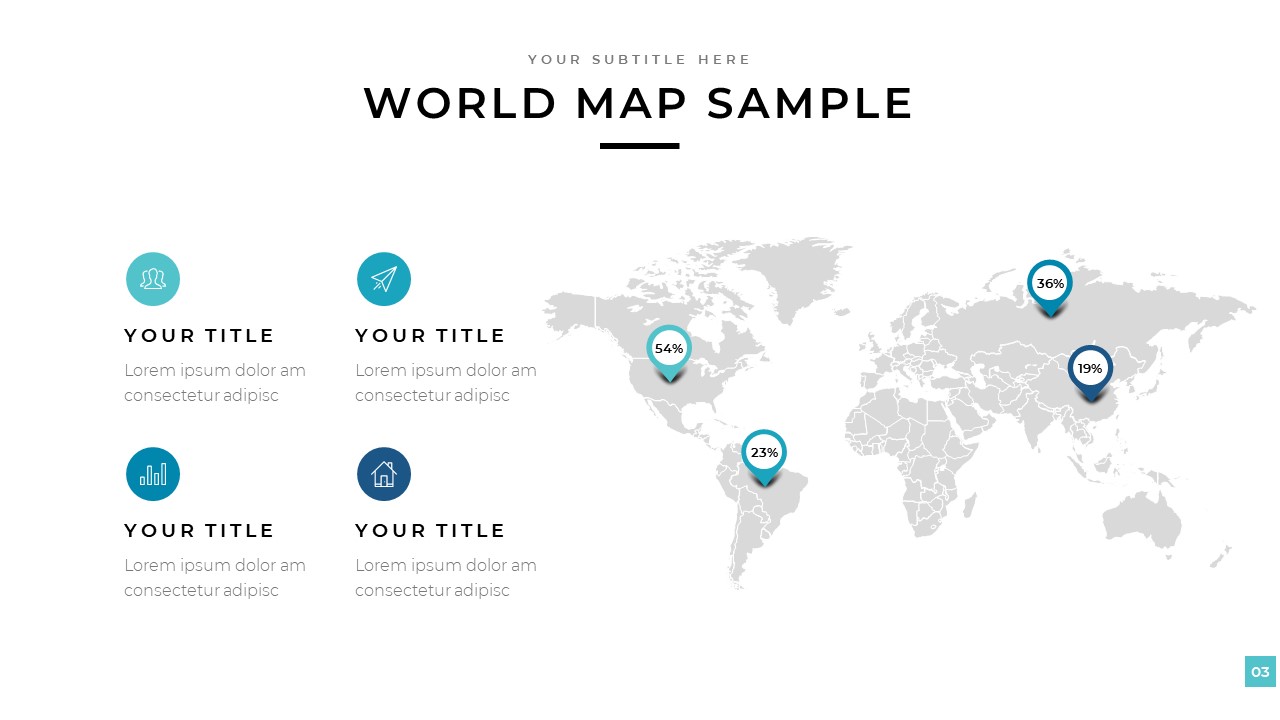 World Map PowerPoint Template 2023, Presentation Templates | GraphicRiver