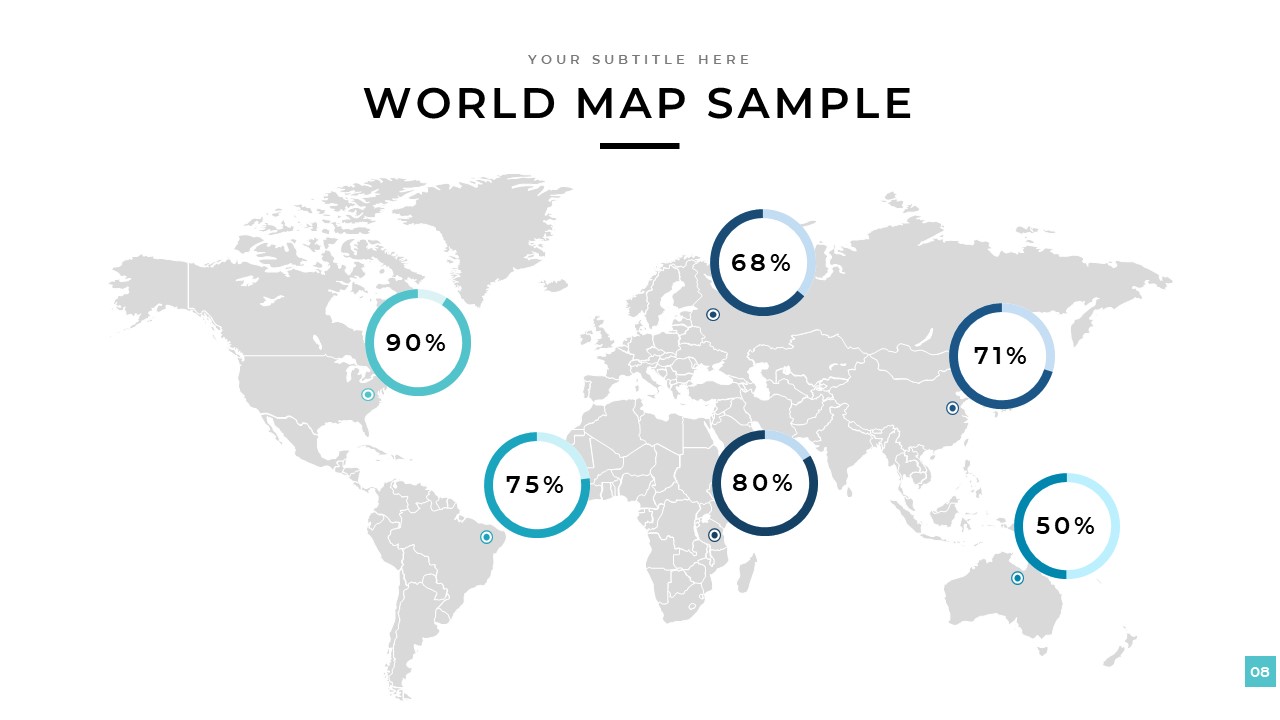 World Map PowerPoint Template 2023, Presentation Templates | GraphicRiver