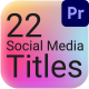 Social Media Titles - VideoHive Item for Sale