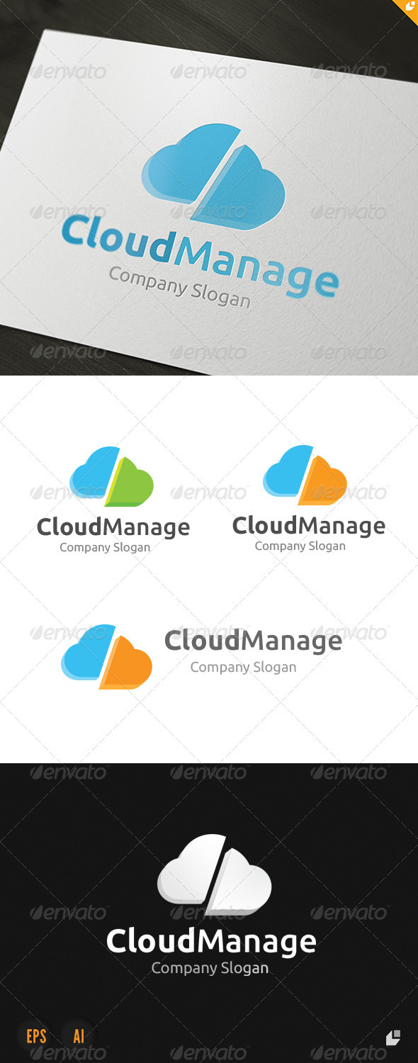 Cloud Manage Logo - Nature Logo Templates