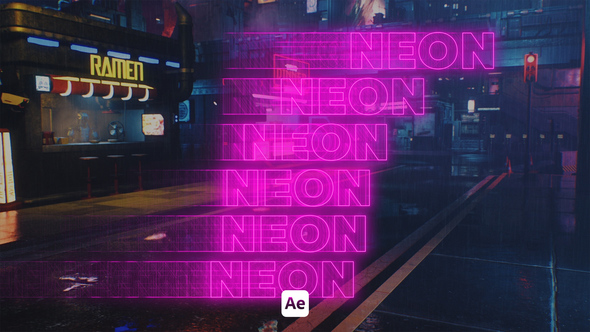 Kinetic Neon Typo 03 alt