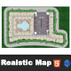 Interactive Realstic Map
