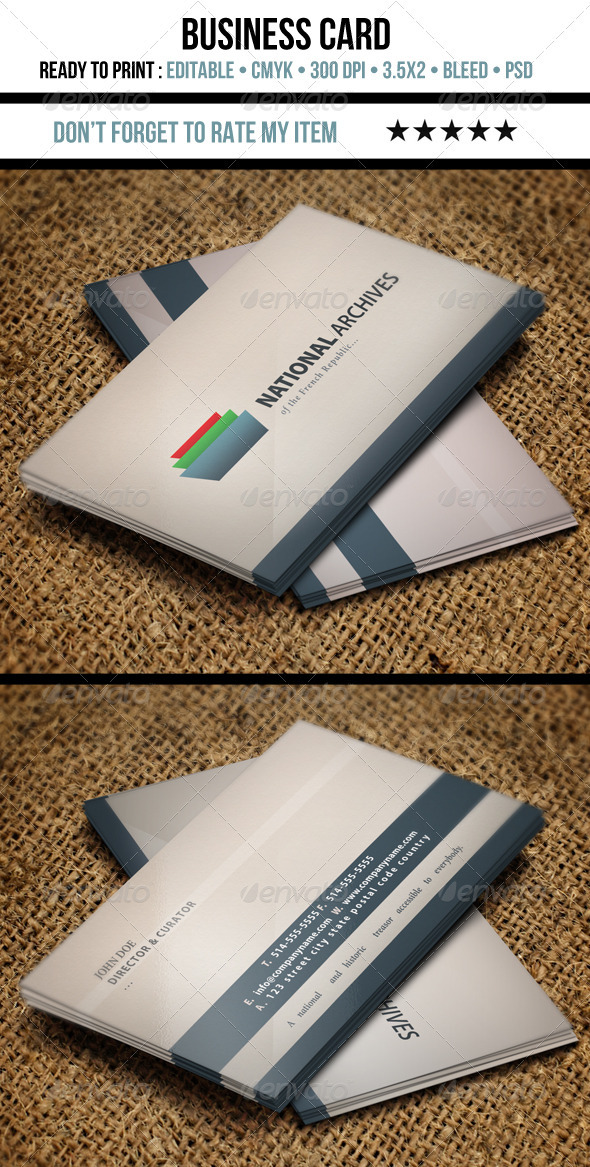 Nice Business Card - Corporate Business Cards