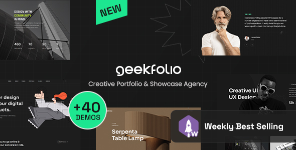 Geekfolio – Creative Agency & Portfolio Template