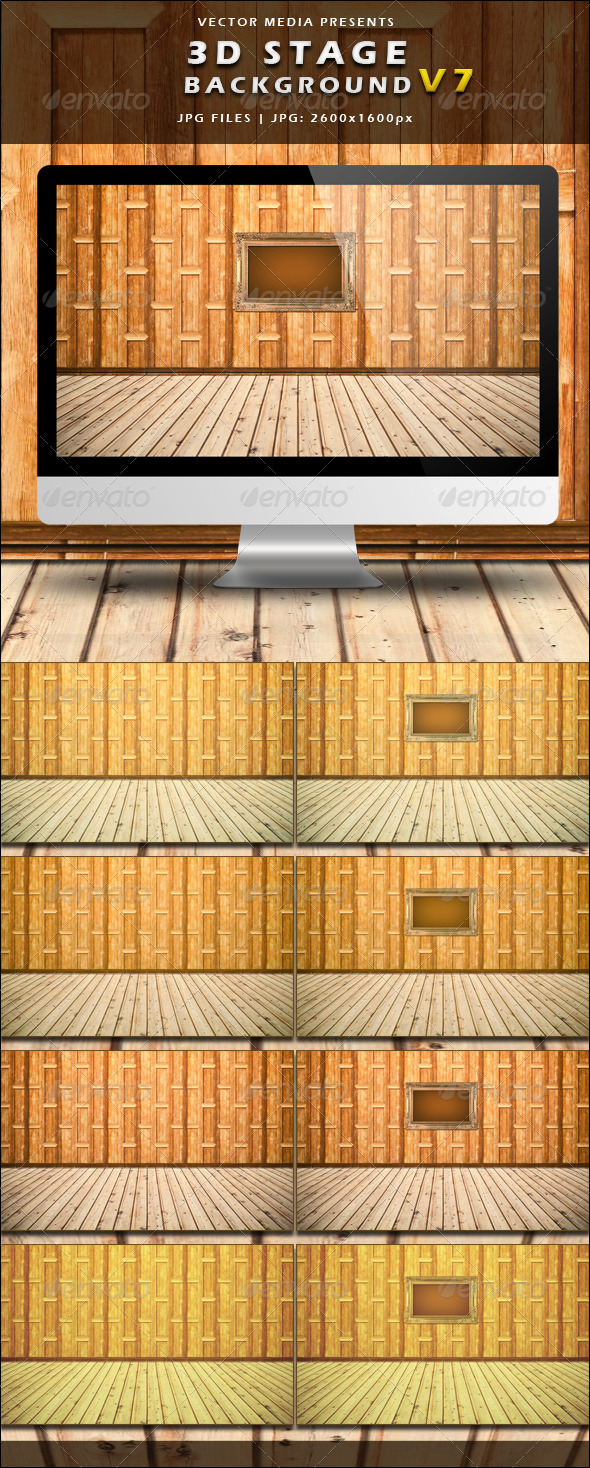 3D Stage Background - Vol.7 - 3D Backgrounds