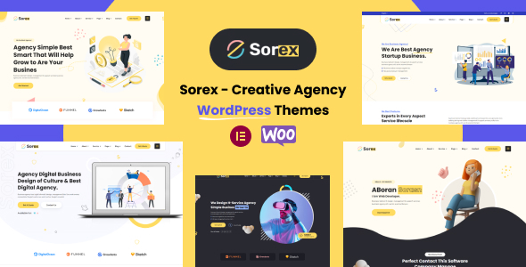Sorex – Creative Agency & Portfolio WordPress Theme