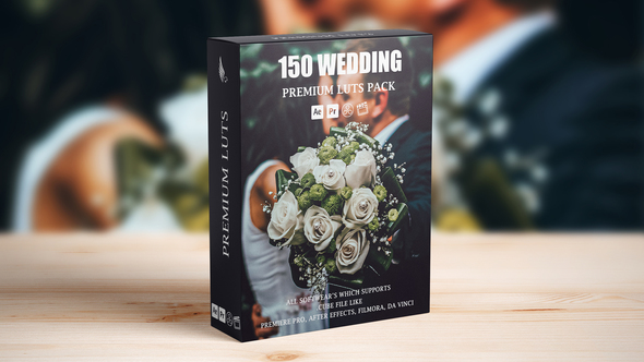 150 Professional Cinematic Wedding LUTs for Filmmakers