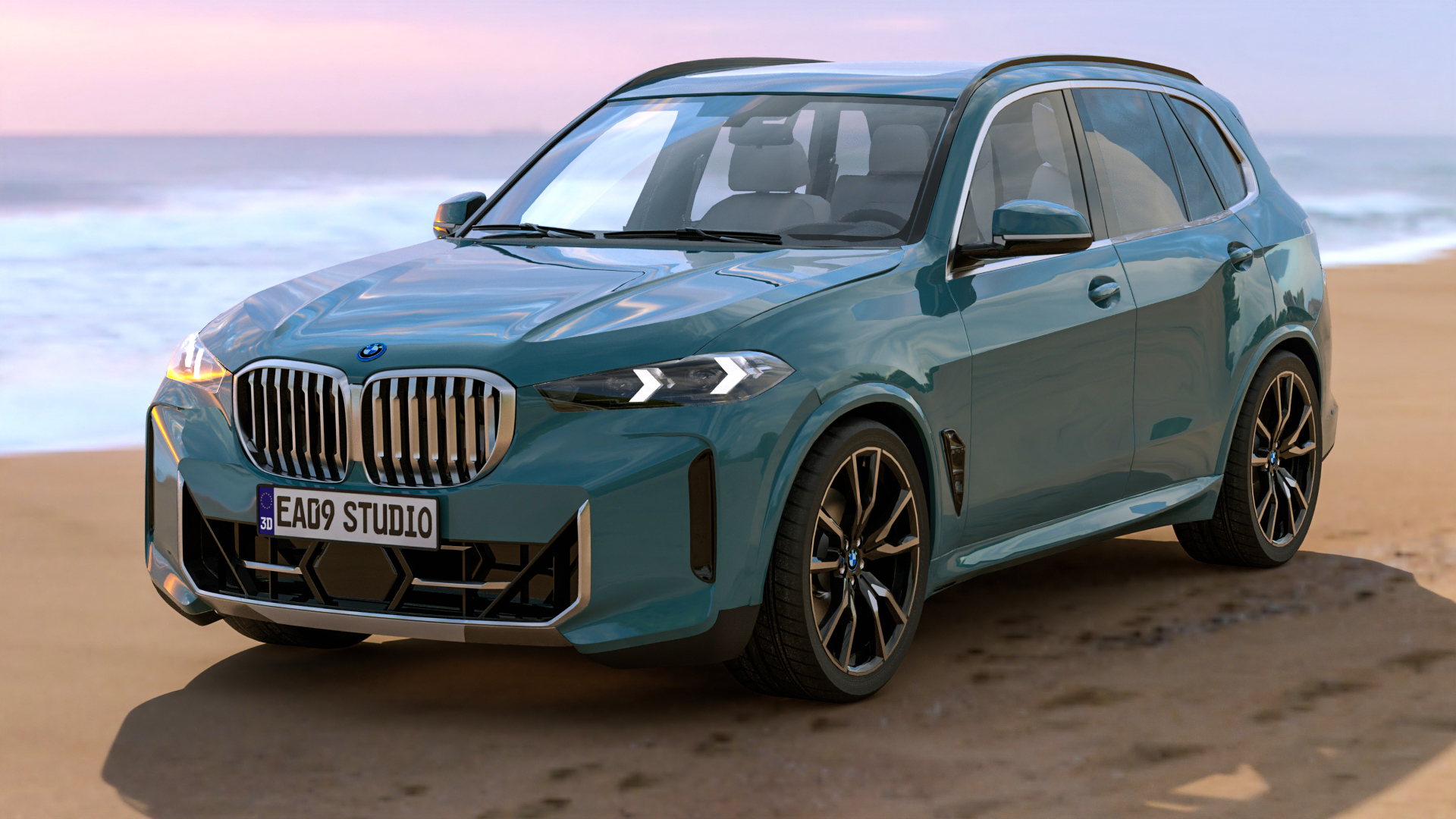 2024 BMW-X5 xDrive50e by EA09studio 3DOcean