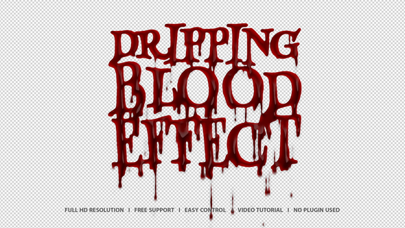 Dripping Blood Effect