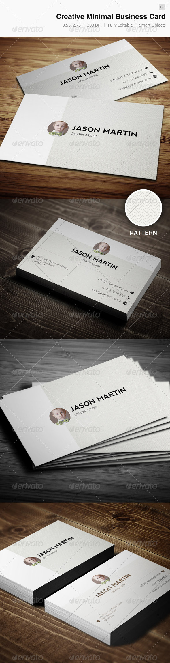 Creative Minimal Business Card - 06 - Creative Business Cards