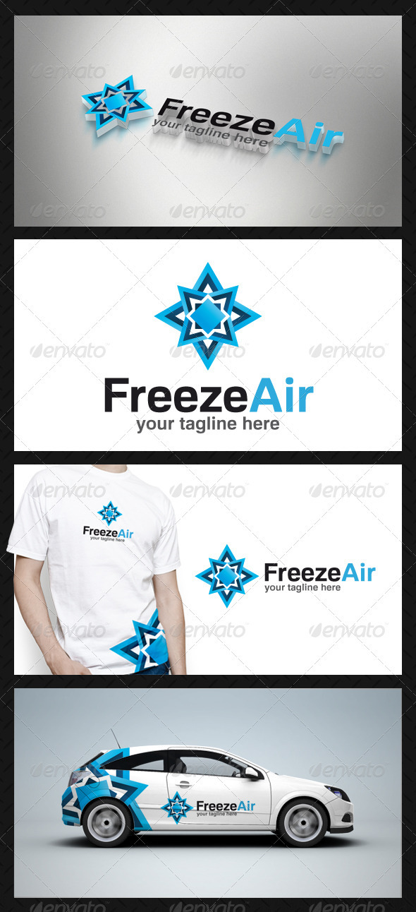 Freeze Air Logo Template - Vector Abstract