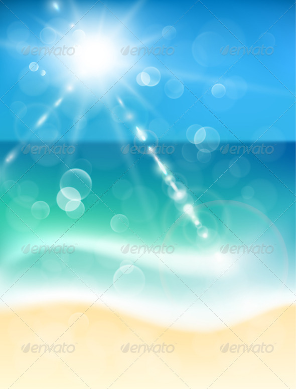 On the Beach - Travel Conceptual