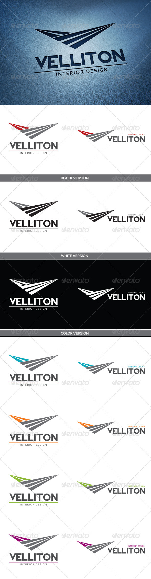 Velliton Logo - Letters Logo Templates