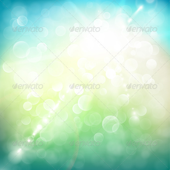 Sunny Summer Day Background - Backgrounds Decorative