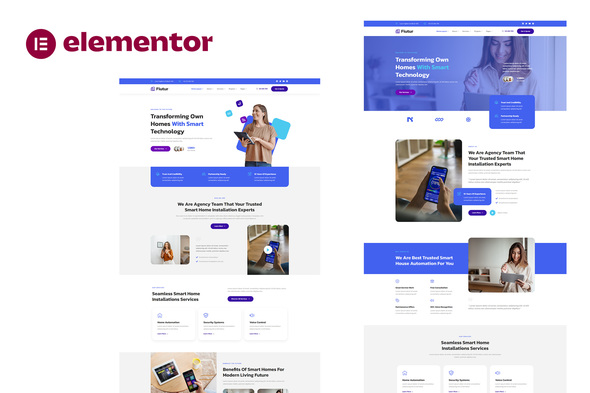 Fiutur - Smarthome Automation Services Elementor Template Kit