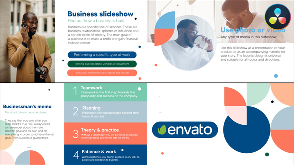 Business Slideshow | DaVinci Resolve