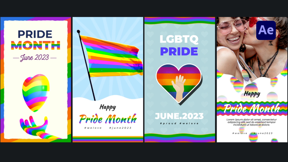 Pride LGBTQ Stories Pack, After Effects Project Files | VideoHive
