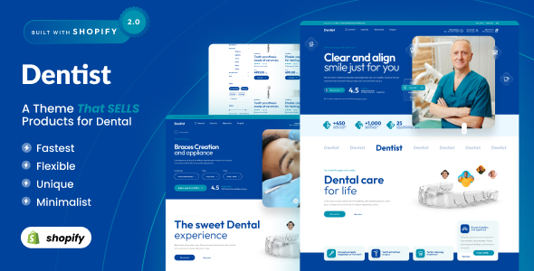 Dentist – Medical & Dental Clinic Shopify 2.0 Theme