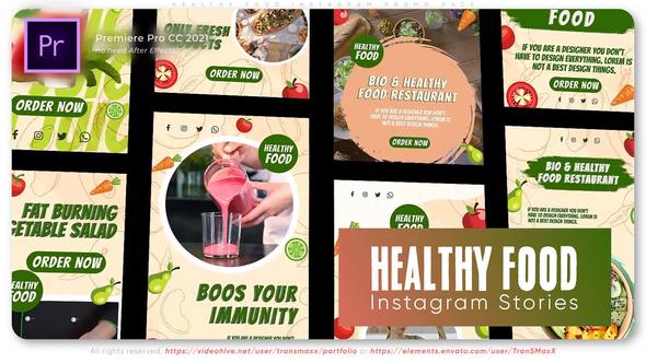 Healthy Food Instagram Promo Pack