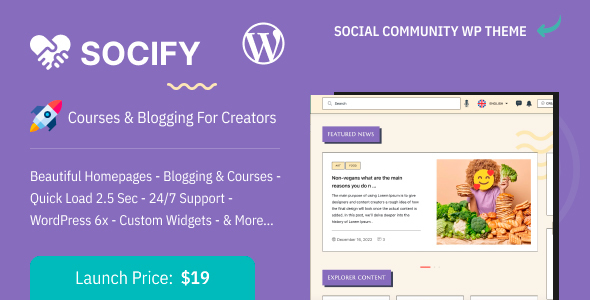 Socify - Social Community for Creators