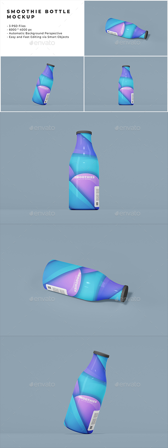 Smoothie Bottle Graphics, Designs & Templates from GraphicRiver