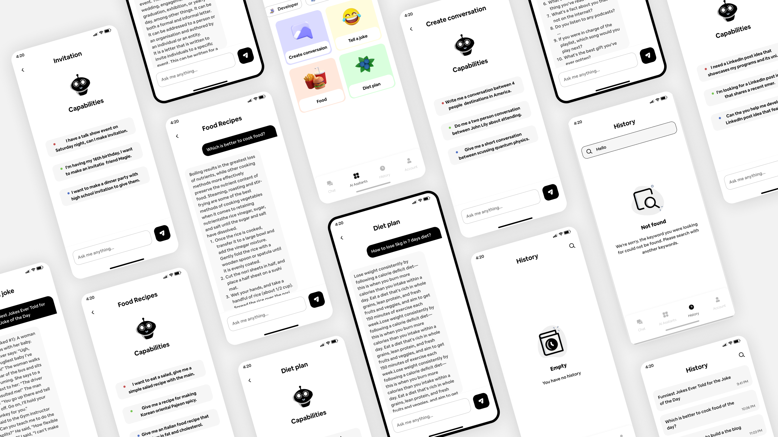 AI BotChatter UI Template: The AI Chat Expert in Flutter 3.x (Android ...