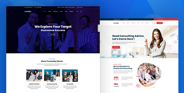 Reobiz - Consulting Business WordPress Theme by rs-theme | ThemeForest