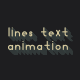 lines text animation - VideoHive Item for Sale