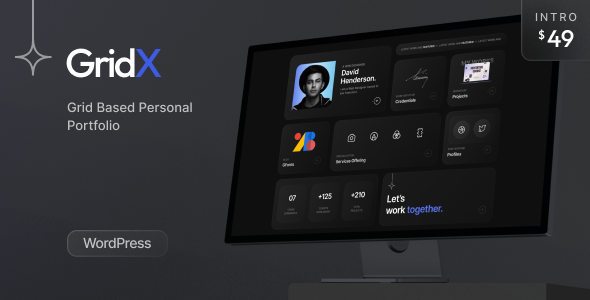 Gridx - Personal Portfolio Resume Theme