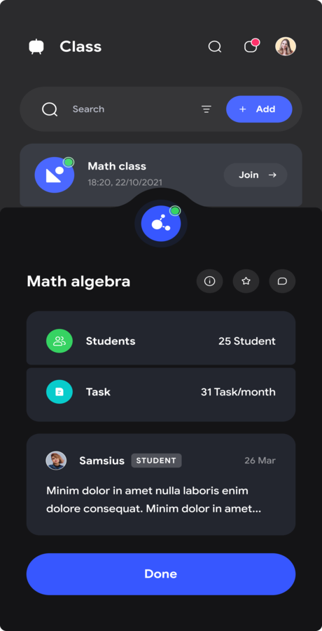 Online Learning Mobile App | UI Kit | Flutter | Figma FREE | Edumy by ...