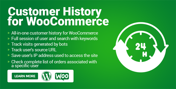 Customer History for WooCommerce  Users Session & Searches