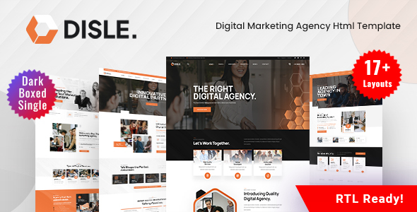 Disle - Digital Marketing Agency HTML Template