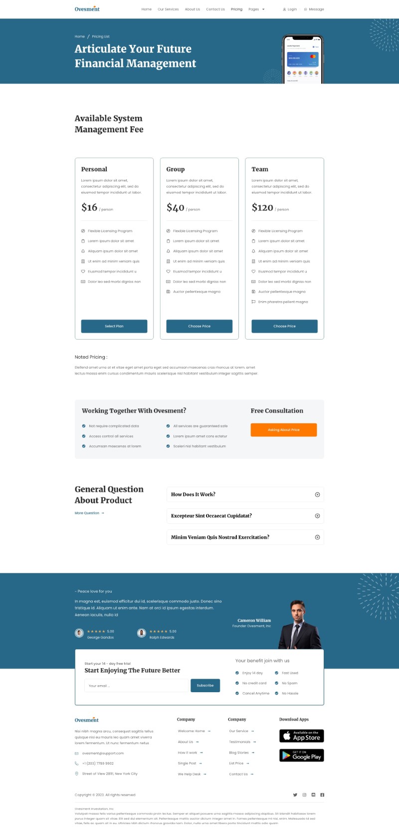 Ovesment - Investment & Finance Elementor Template Kit by nathatype