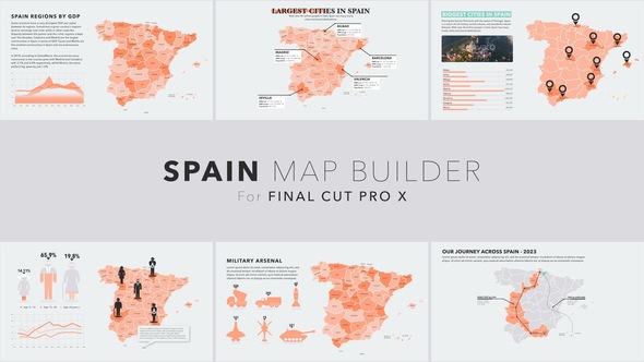 Spain Map Builder for Final Cut Pro X