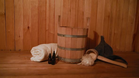 Traditional Old Russian Bathhouse SPA Concept alt