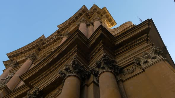 Low angle of an old church  alt