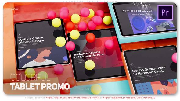 Colorful Tablet Promo