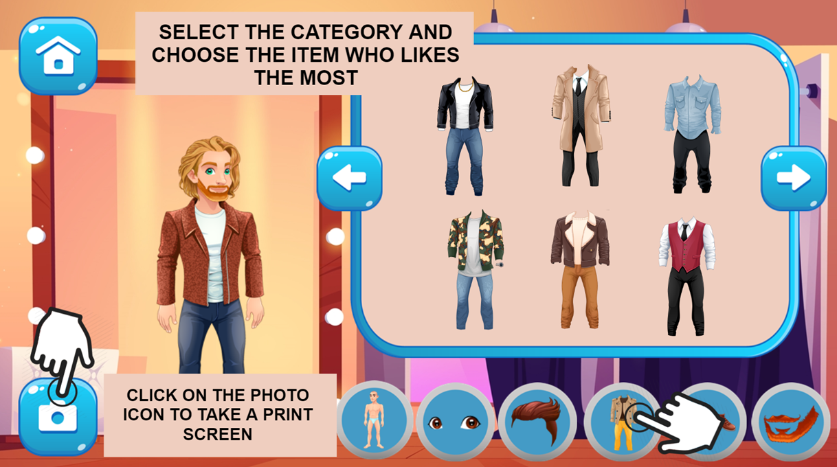 Dress Up Boys Dress Up Game HTML5/Desktop/Mobile (C3P) by RichGames