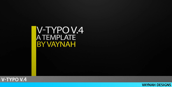 V-Typo V.4 HD - VideoHive 124636