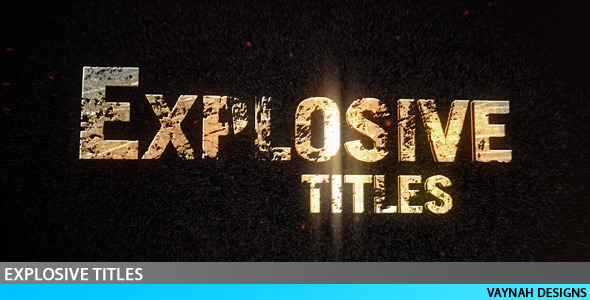 Explosive Titles Trailer - VideoHive 98351