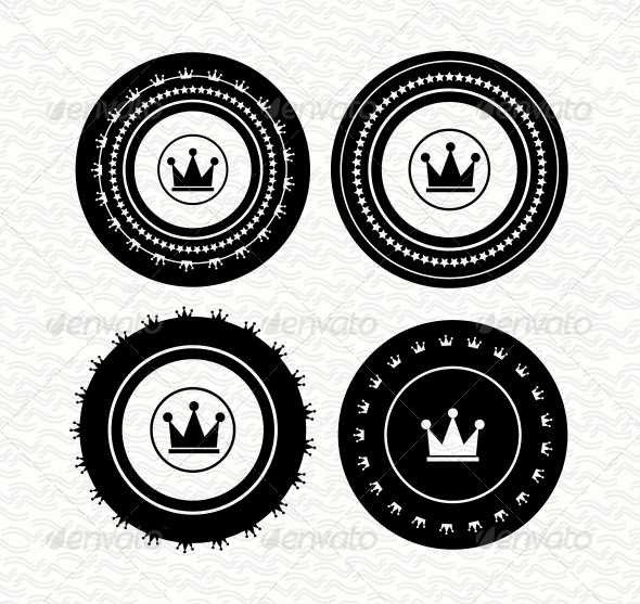 Vintage retro empty labels | badges | stamps. Vect - Web Elements Vectors