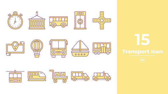 Transport Icon After Effect