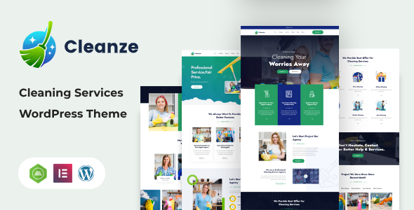 Cleanze – Cleaning Service WordPress Theme