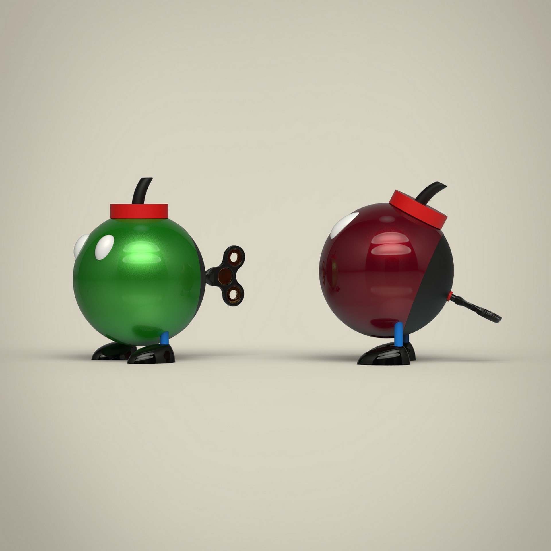 Cartoon Bombs by deepocean3d 3DOcean