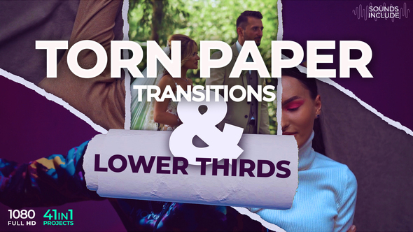 Torn Paper Transitions