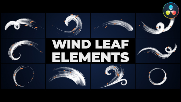 Wind Leaf Elements | DaVinci Resolve