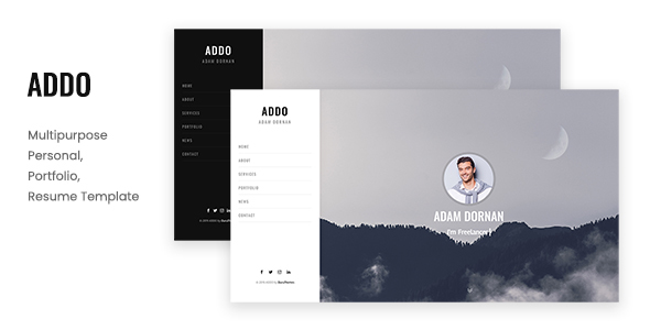 ADDO - Multipurpose Personal, Portfolio and Resume Template