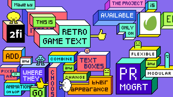 Retro Game Text | Premiere Pro