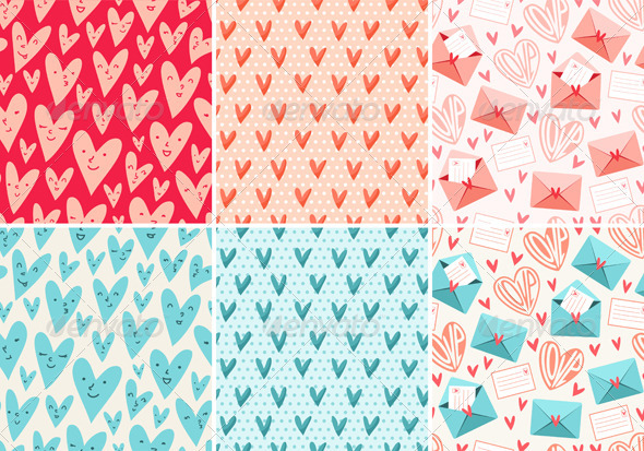 Valentine's Day Patterns - Patterns Decorative